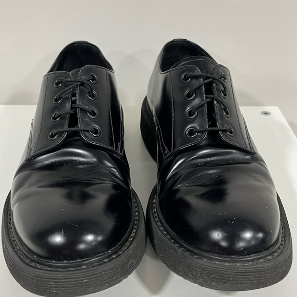 PRADA Leather Lace-up. Prada Size 7 Is Like USA Size 8-8.5 - Picture 4 of 9